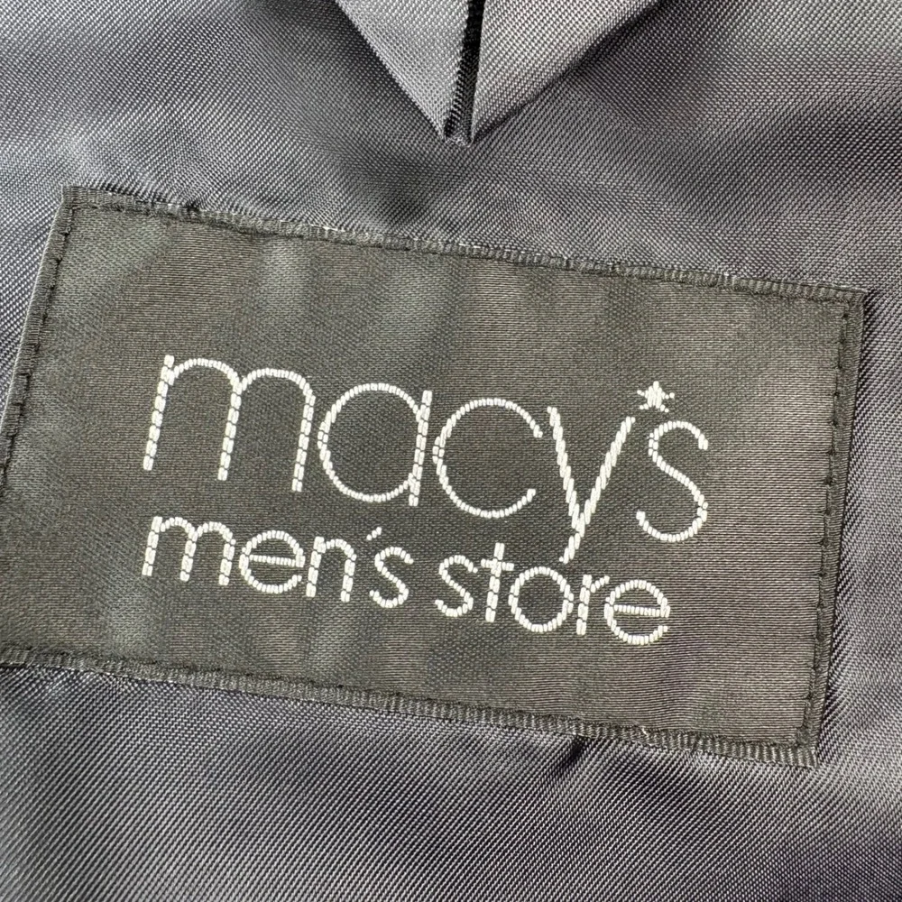 Michael Kors Blazer 48R Navy Blue Wool Crest Button Classic Old Money Ivy League